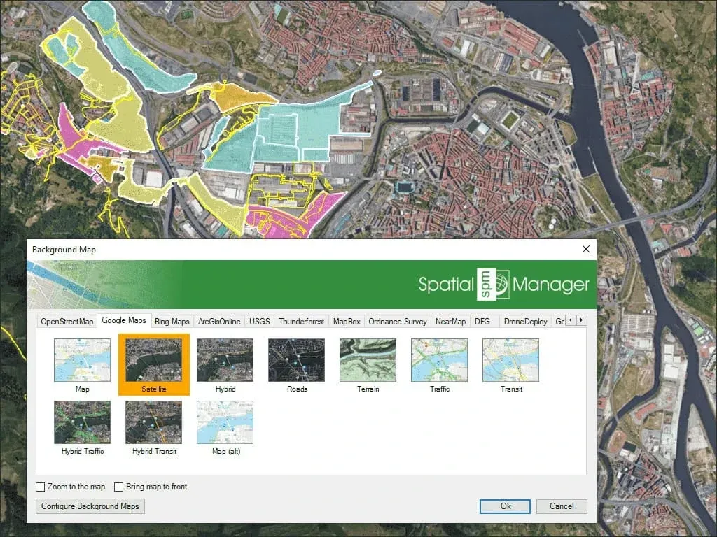 Cad background maps big
